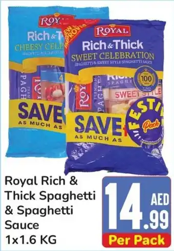 Day To Day Royal Rich & Thick Spaghetti & Spaghetti Sauce 1 x 1.6kg offer