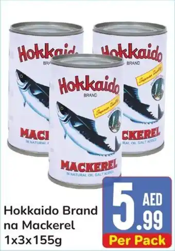 Day To Day Hokkaido Brand na Mackerel 1 x 3 x 155g offer