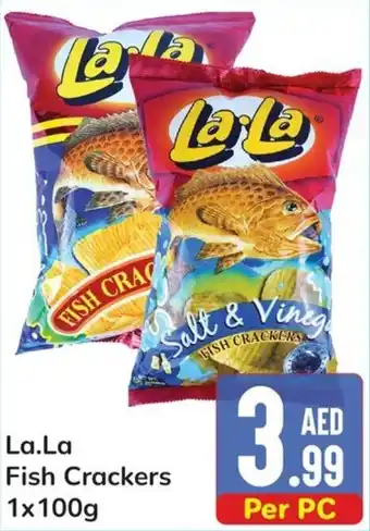 Day To Day La.La Fish Crackers 1 x 100g offer