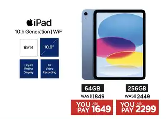 Emax Apple iPad 10th Generation WiFi 64GB offer