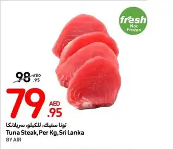 Carrefour Tuna Steak Per Kg offer