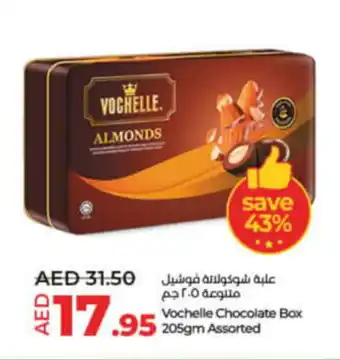 Lulu Hypermarket Vochelle Chocolate Box 205gm Assorted offer