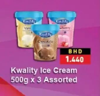 Ramez Kwality Ice Cream 500g x 3 Assorted offer