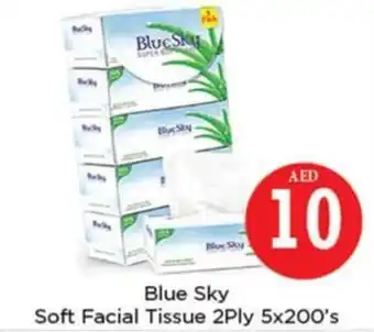 Nesto Blue Sky Soft Facial Tissue 2Ply 5x200s offer
