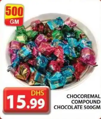 Grand Hyper Market CHOCOREMAL COMPOUND CHOCOLATE 500GM offer
