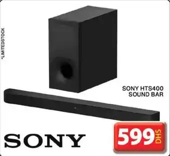 Grand Hyper Market SONY HTS400 SOUND BAR offer