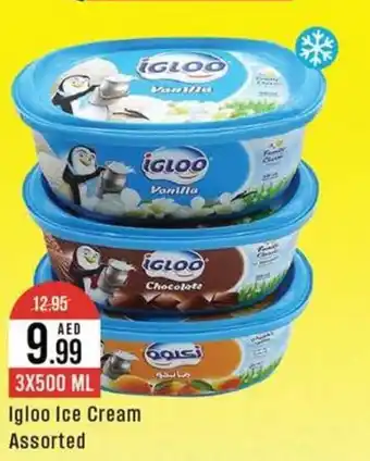 West Zone Supermarket Igloo Ice Cream Assorted 3X500ML offer