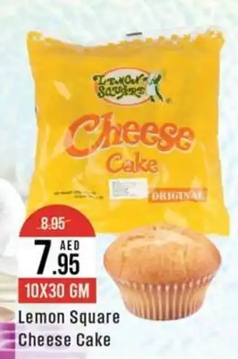 West Zone Supermarket Lemon Square Cheese Cake 10x30 gm offer