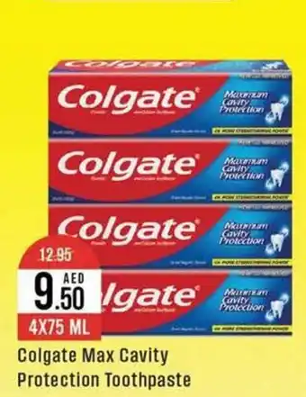 West Zone Supermarket Colgate Max Cavity Protection Toothpaste 4x75 ml offer
