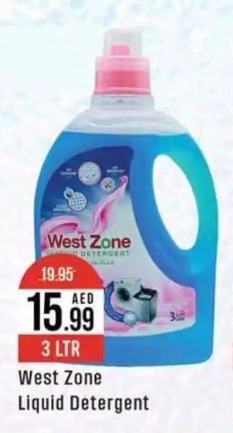 West Zone Supermarket West Zone Liquid Detergent 3ltr offer