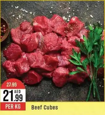 West Zone Supermarket Beef Cubes PER KG offer