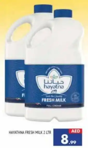 Al Madina HAYATHNA FRESH MILK 2 LTR offer