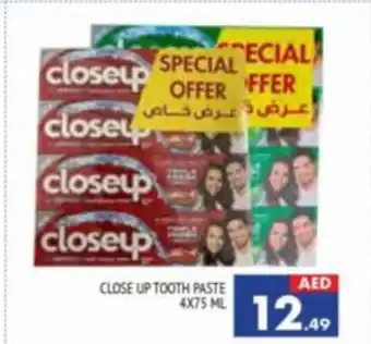 Al Madina CLOSE UP TOOTH PASTE 4 x 75mL offer