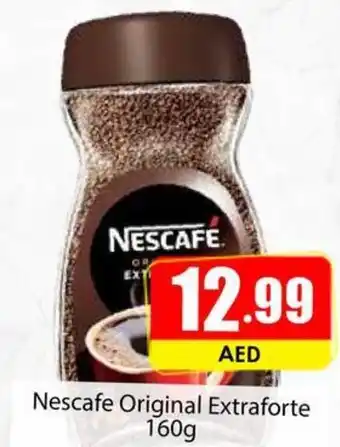 Amber Nescafe Original Extraforte 160g offer