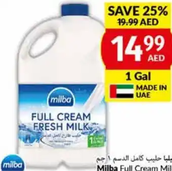 Viva Milba Full Cream Milk 1 Gal offer