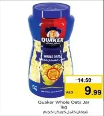 Nesto Quaker Whole Oats Jar 1kg offer
