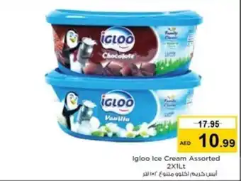 Nesto Igloo Ice Cream Assorted 2 x 1Ltr offer