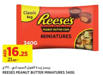 Aswaaq REESES PEANUT BUTTER MINIATURES 340G offer