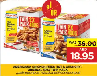 Spar AMERICANA CHICKEN FRIES HOT & CRUNCHY / ORIGINAL 400G TWIN PACK offer