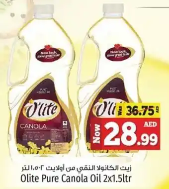 Kenz Hypermarket Olite Pure Canola Oil 2 x 1.5ltr offer