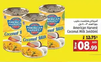 Kenz Hypermarket American Harvest Coconut Milk 3 x 400ml offer