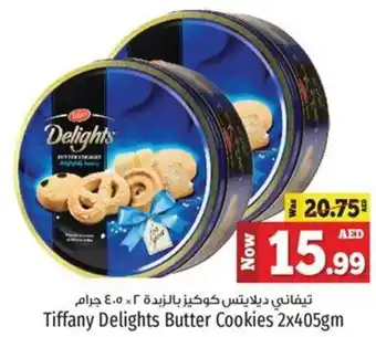 Kenz Hypermarket Tiffany Delights Butter Cookies 2 x 405gm offer