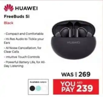 Emax HUAWEI FreeBuds 5i Black offer