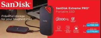 Emax SanDisk Extreme PRO Portable SSD 1TB offer