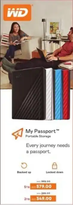 Emax My Passport Portable Storage 2TB offer