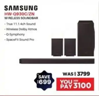Emax SAMSUNG HW-Q930C/ZN WIRELESS SOUNDBAR offer