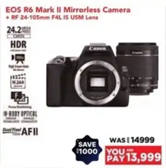 Emax EOS R6 Mark II Mirrorless Camera offer