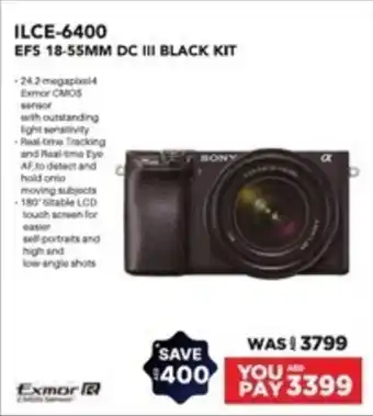 Emax ILCE-6400 EFS 18-55MM DC III BLACK KIT offer