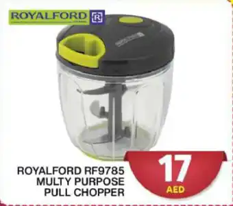 Grand Hyper Market ROYALFORD RF9785 MULTY PURPOSE PULL CHOPPER offer