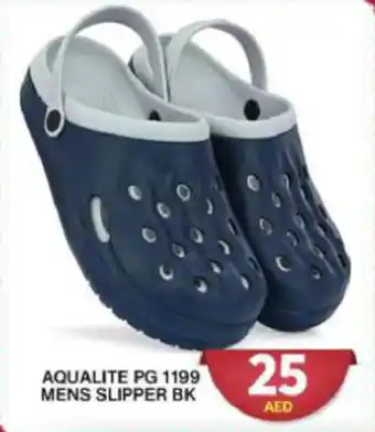 Grand Hyper Market AQUALITE PG 1199 MENS SLIPPER BK offer