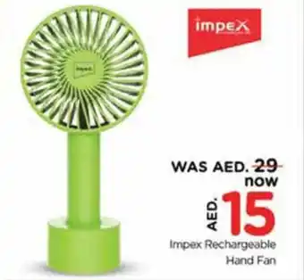 Nesto Impex Rechargeable Hand Fan offer