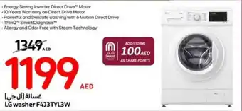 Carrefour LG washer F4J3TYL3W offer