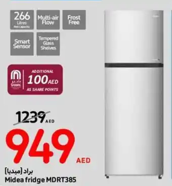 Carrefour Midea fridge MDRT385 offer