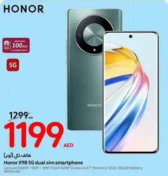 Carrefour Honor X9B 5G dual sim smartphone offer