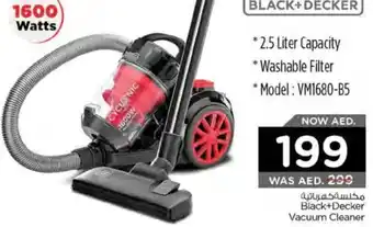 Nesto Black+Decker Vacuum Cleaner 1600 Watts offer