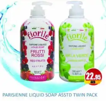 Almaya supermarket PARISIENNE LIQUID SOAP ASSTD TWIN PACK offer