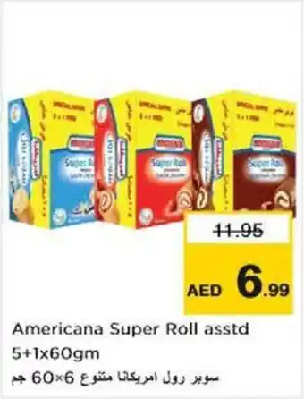 Nesto Americana Super Roll asstd 5 + 1 x 60gm offer