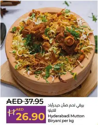 Lulu Hypermarket Hyderabadi Mutton Biryani per kg offer