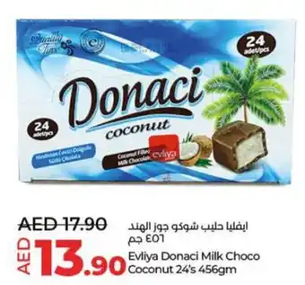 LuLu Express Evliya Donaci Milk Choco Coconut 24's 456gm offer