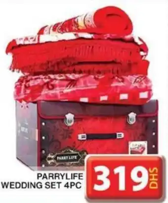 Grand Hyper Market PARRYLIFE WEDDING SET 4PC offer