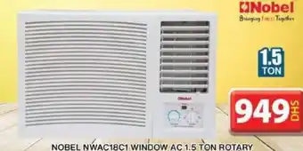Grand Hyper Market NOBEL NWAC18C1 WINDOW AC 1.5 TON ROTARY offer