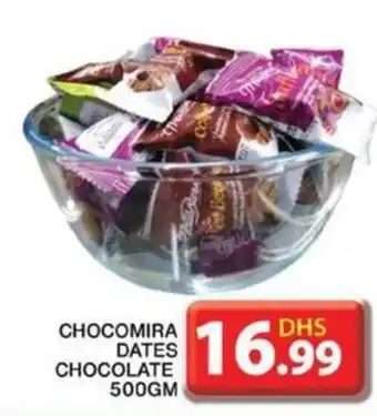 Grand Hyper Market CHOCOMIRA DATES CHOCOLATE 500GM offer