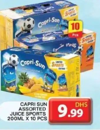 Grand Hyper Market CAPRI SUN ASSORTED JUICE SPORTS 200ML X 10 PCS offer