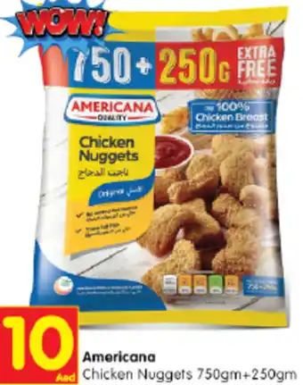 Al Madina Hypermarket Americana Chicken Nuggets 750gm+250gm offer