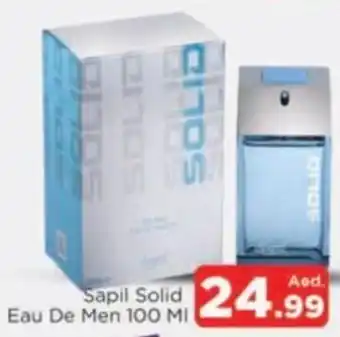 Al Madina Sapil Solid Eau De Men 100mL offer