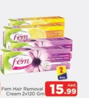 Al Madina Fem Hair Removal Cream 2x120 Gml offer